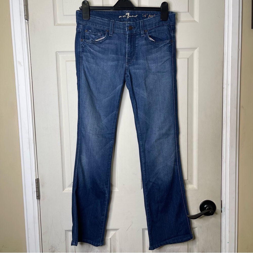 7 For All Mankind Women's " A " Pocket Denim Jeans Sz 28